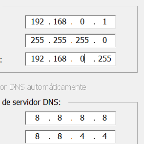 cambiar rápidamene la dirección ip