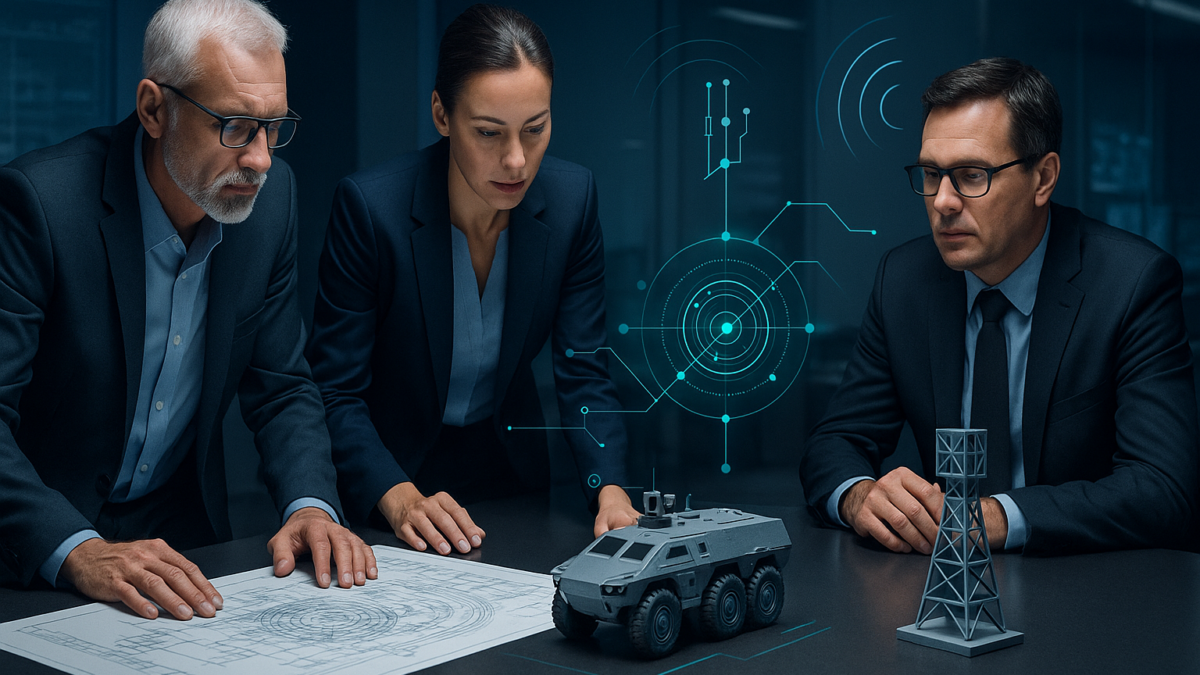 Empresa industrial analizando cómo entrar en el sector defensa