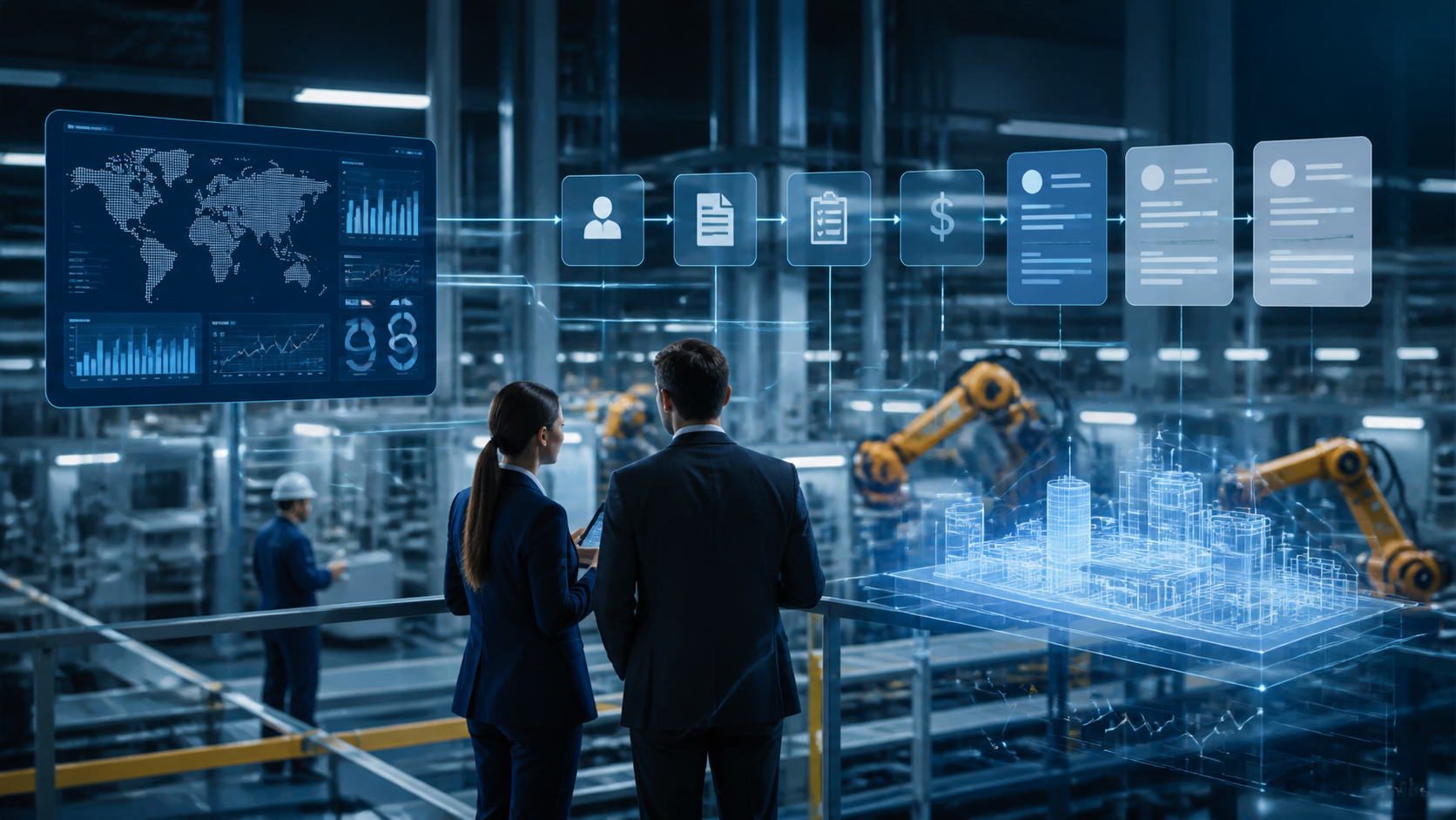 Industrial CRM for complex B2B sales in an industrial company