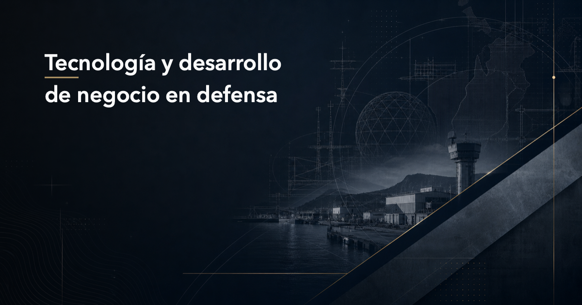 Imagen editorial del sector defensa para industria y tecnologia