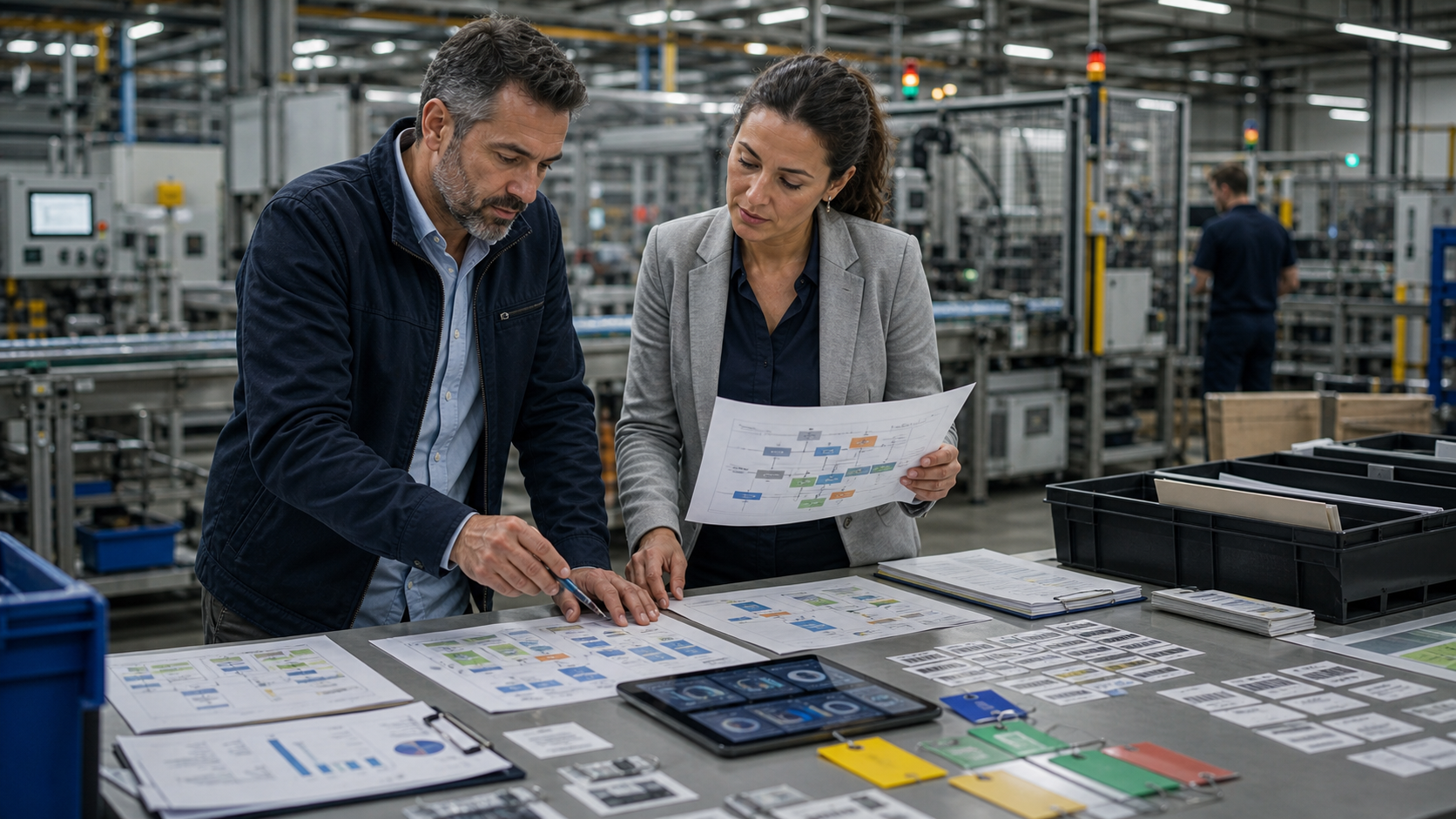 Preparacion de datos para IA industrial con integracion de sistemas ERP MES y BI en entorno industrial